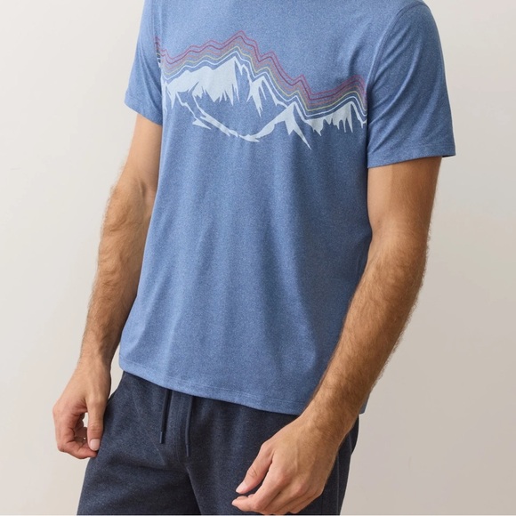 Men's Marine Layer Blue Graphic Tee - Picture 1 of 4
